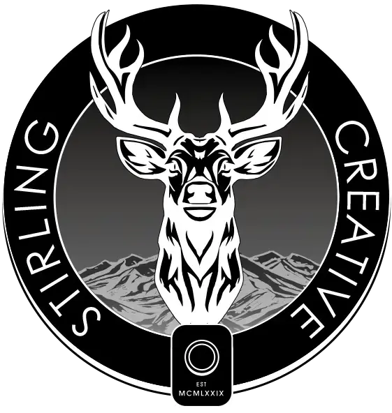 Stirling Creative stag crest